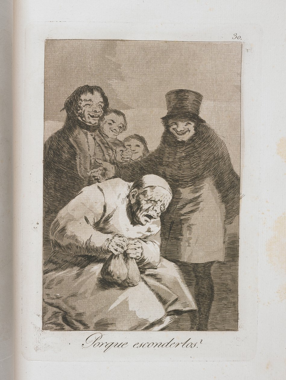 Platte aus Los Caprichos, 1797-1798 von Francisco de Goya