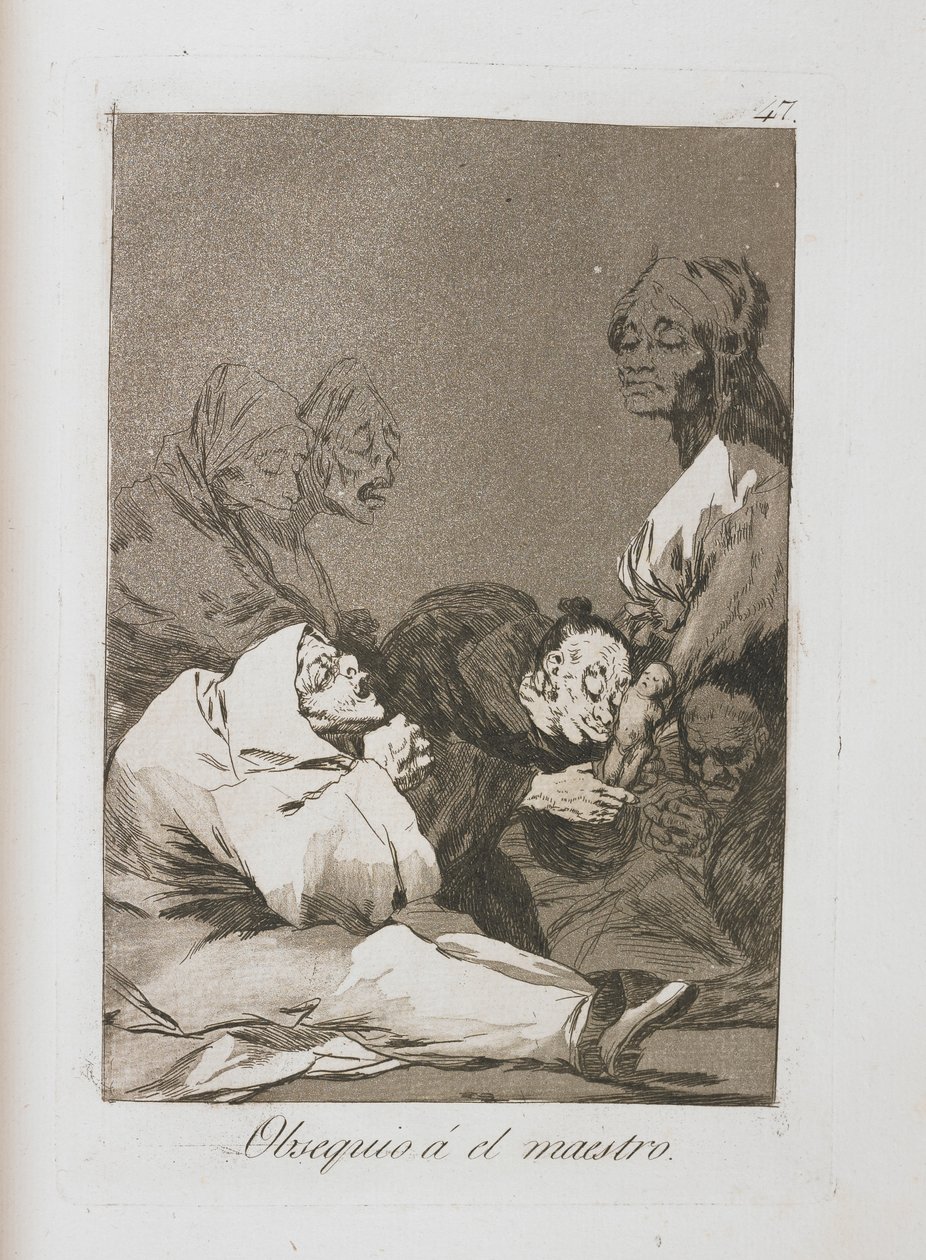 Platte aus Los Caprichos, 1797-1798 von Francisco de Goya