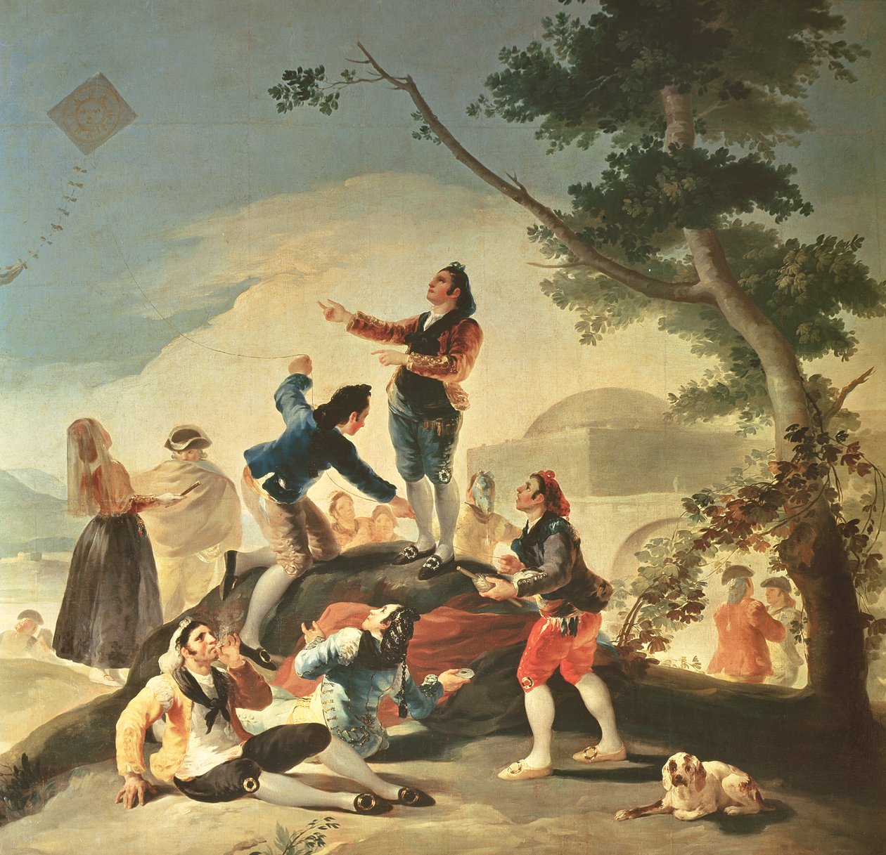 Der Drachen, 1777-78 von Francisco de Goya