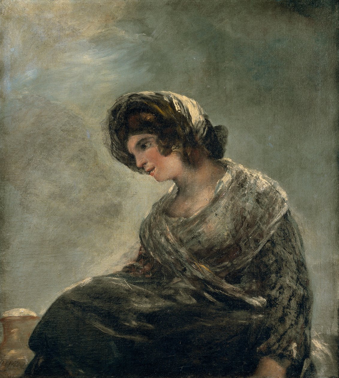 Die Milchmagd von Bordeaux, ca. 1827 von Francisco de Goya