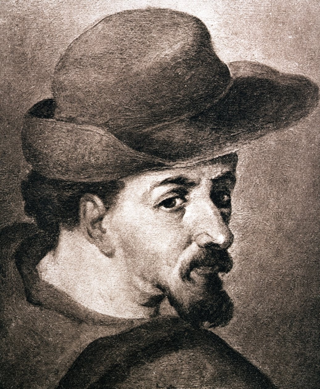 Miguel de Cervantes Saavedra (1547-1616) von Francisco Pacheco