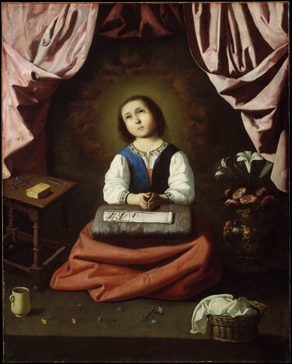 Betende Jungfrau Maria von Francisco de Zurbaran