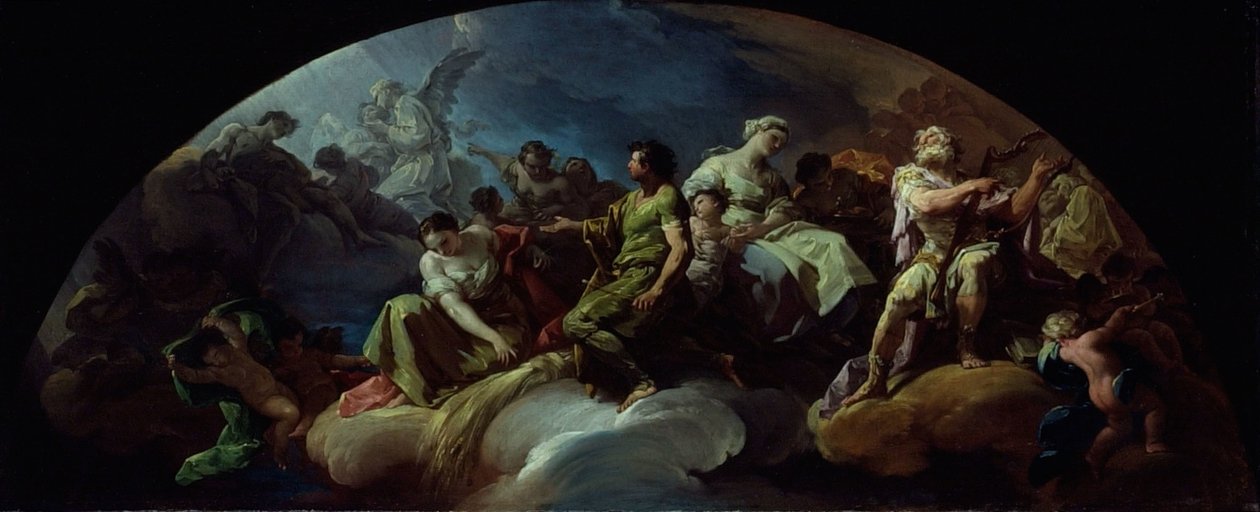 Alttestamentliche Figuren im Paradies von Francisco Bayeu y Subias