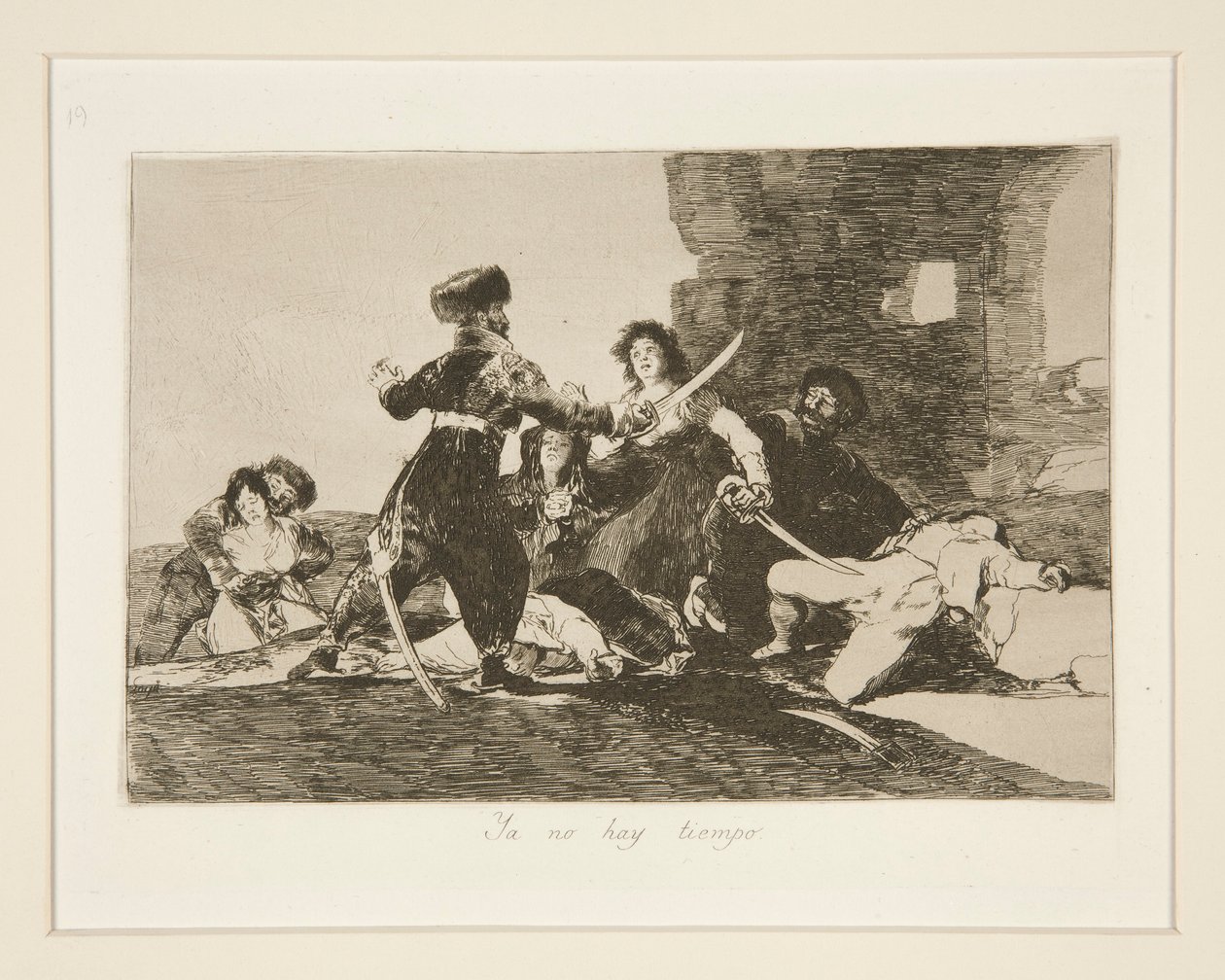 Ya no hay tiempo (Es gibt keine Zeit mehr) von Francisco de Goya