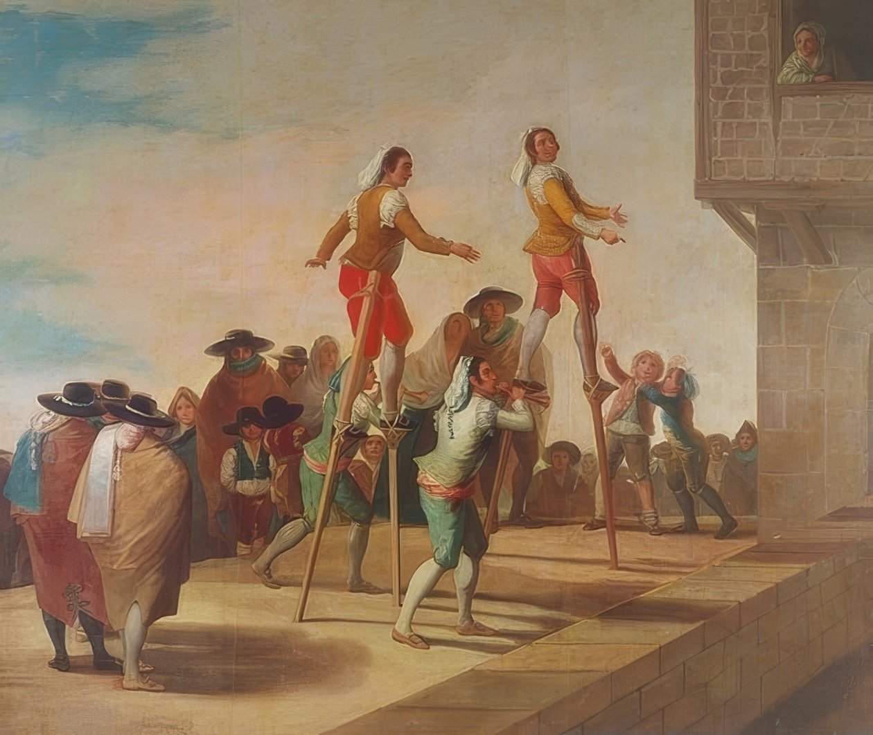 Die Stelzen (Los Zancos) von Francisco de Goya