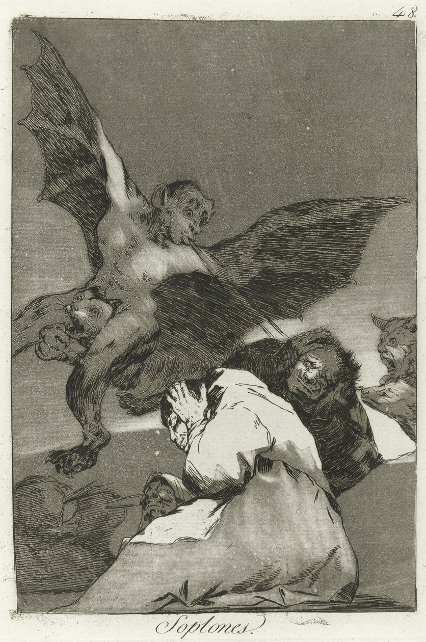 Soplones, Los Caprichos von Francisco de Goya