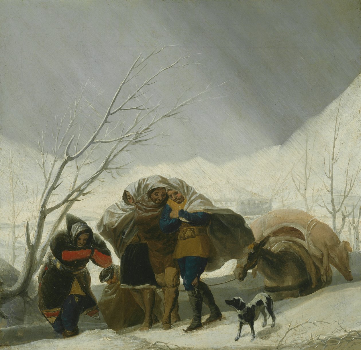 Winterszene von Francisco Jose de Goya y Lucientes