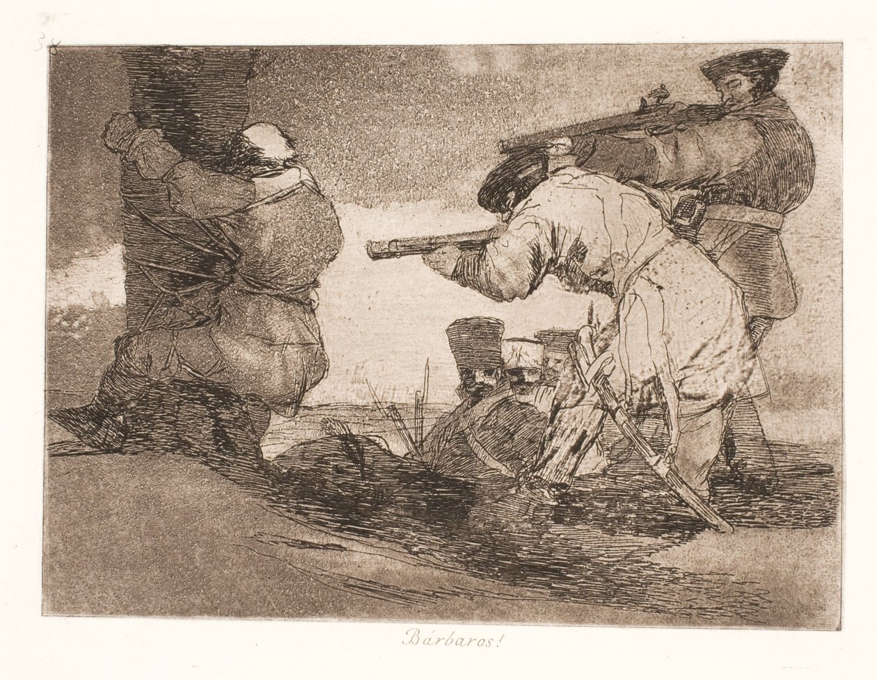 Barbar! (38) von Francisco de Goya