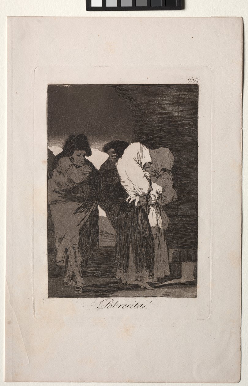 Caprichos: Arme kleine Mädchen! von Francisco de Goya