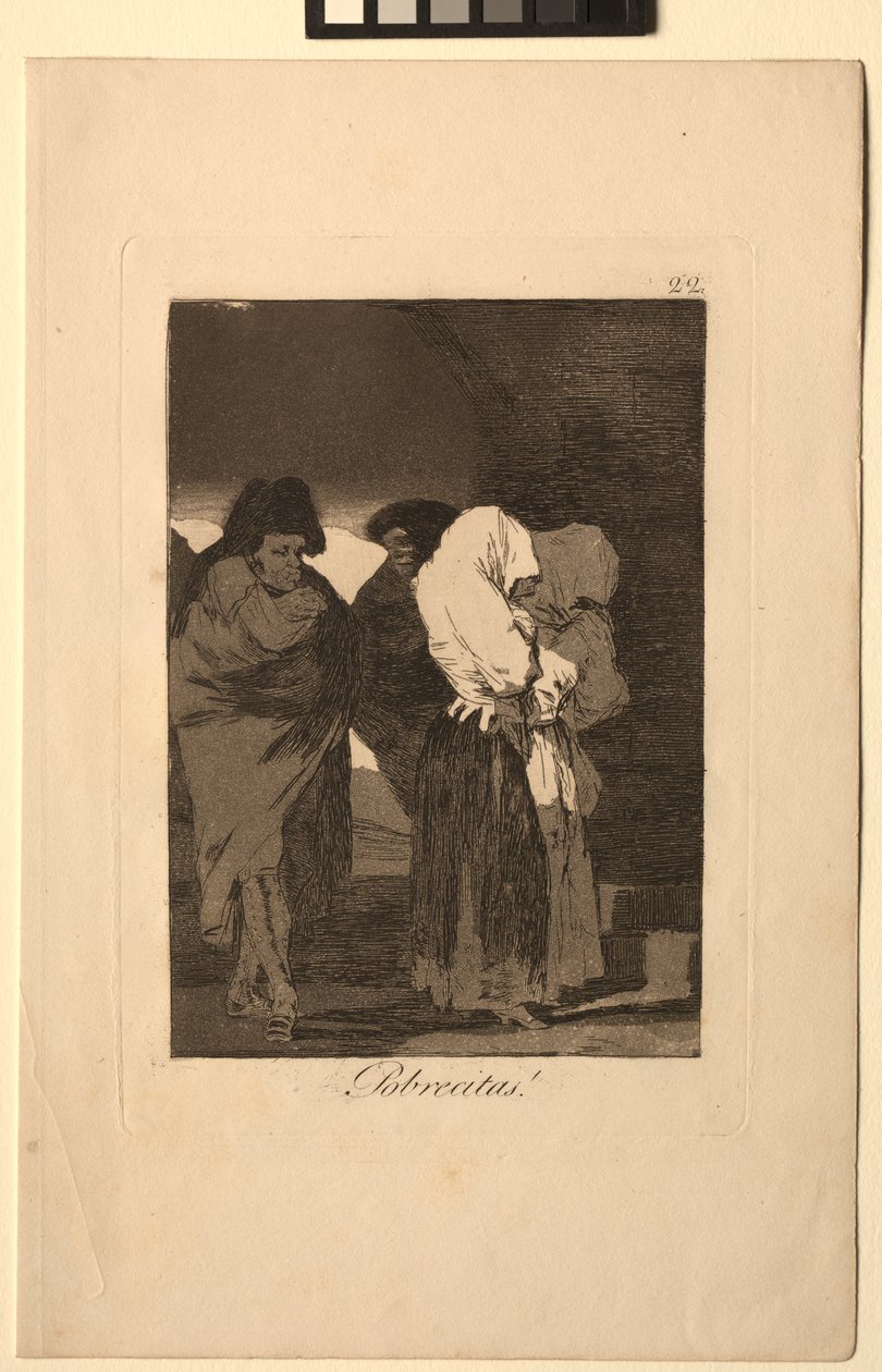 Caprichos: Arme kleine Mädchen! von Francisco de Goya