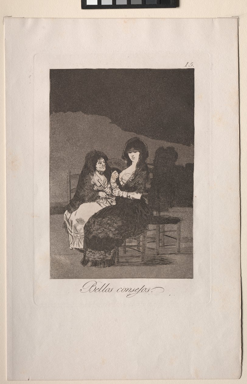 Caprichos: Hübsche Lehren. von Francisco de Goya