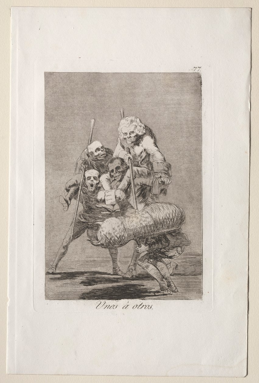 Caprichos: Was man einander antut von Francisco de Goya