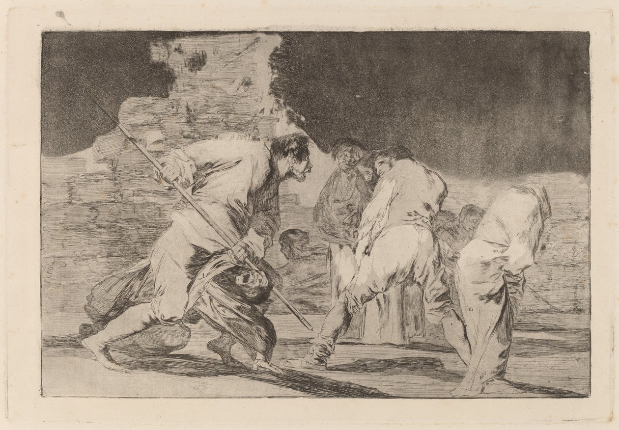Wütender Unsinn von Francisco de Goya