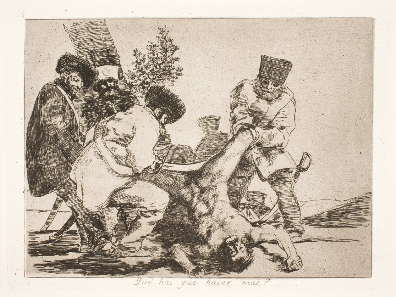 Kann man mehr tun? (33) von Francisco de Goya