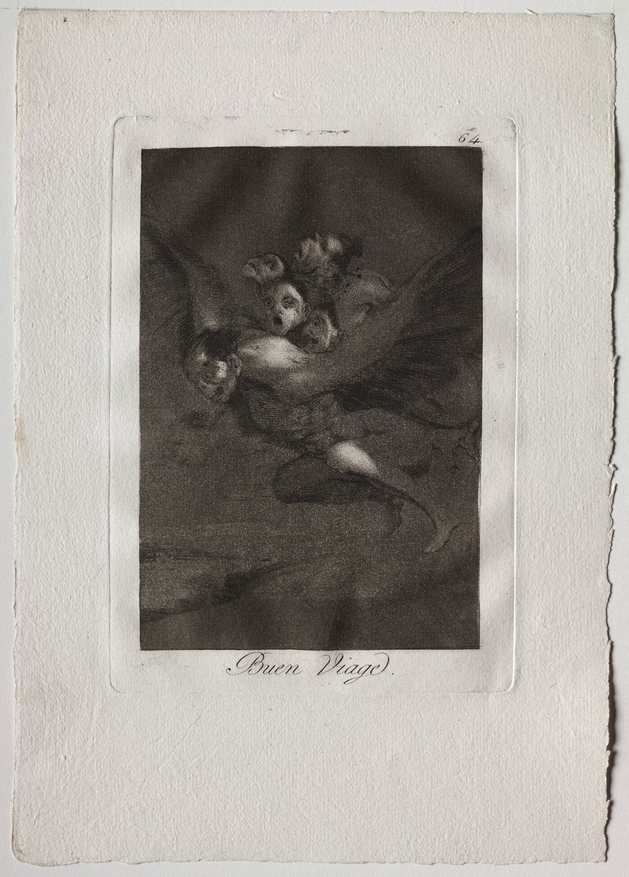 Ochenta Caprichos: Gute Reise von Francisco de Goya