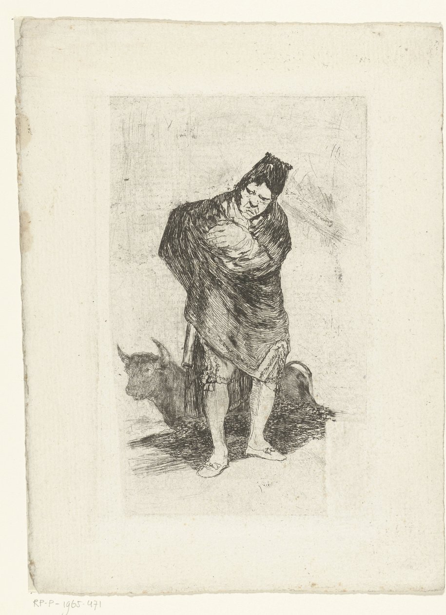 Alter Stierkämpfer von Francisco de Goya