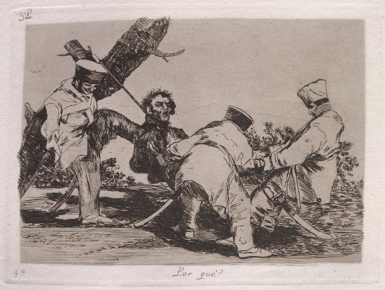Warum? von Francisco de Goya