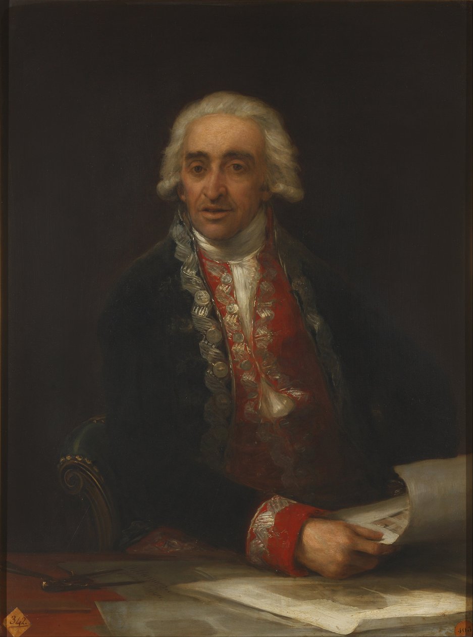 Porträt von Juan de Villanueva von Francisco de Goya