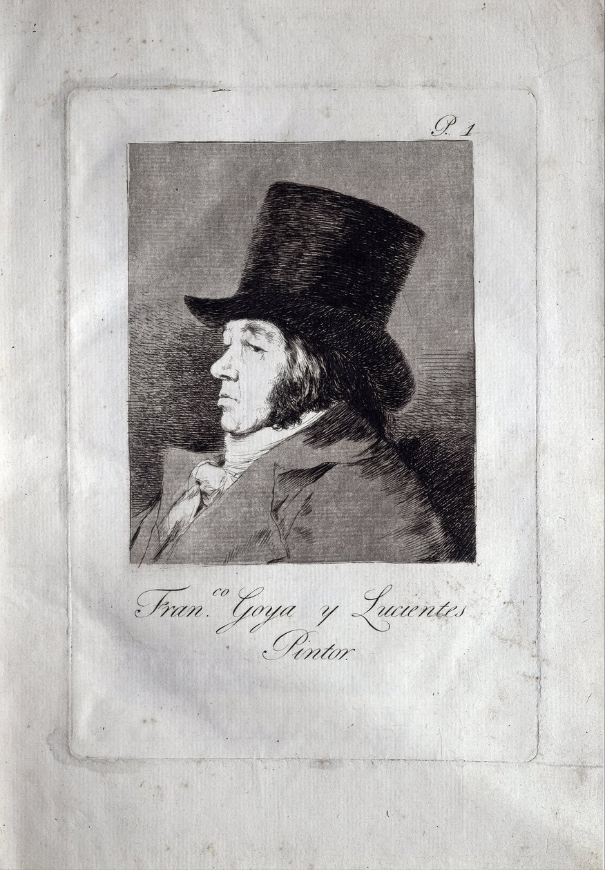 Selbstporträt, 1799 von Francisco de Goya