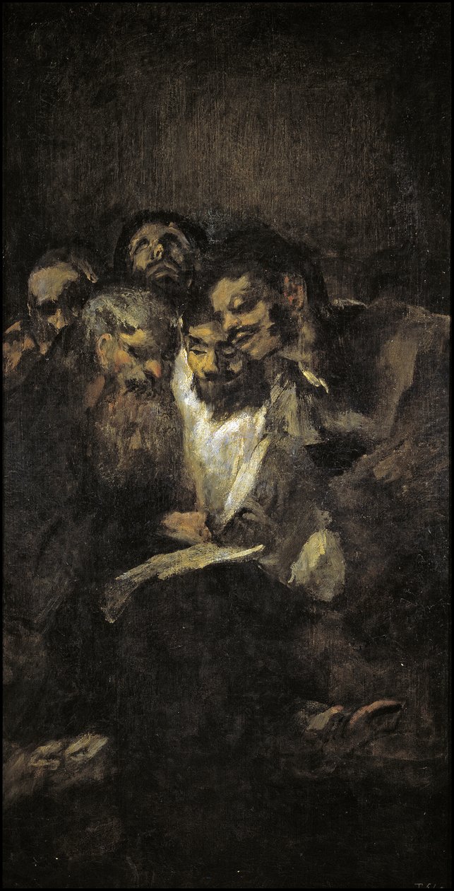 Die lesenden Politiker von Francisco de Goya