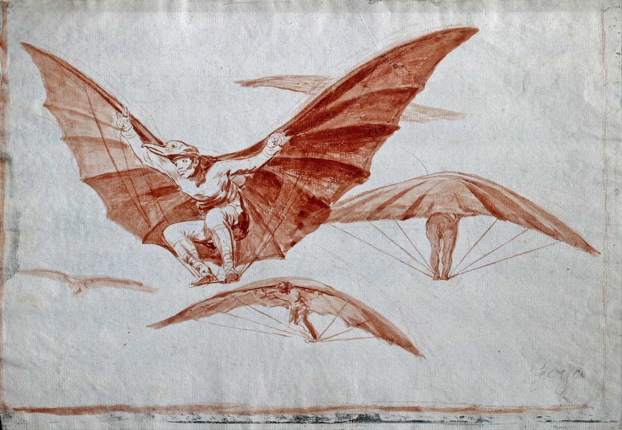 Wege des Fliegens, 1816 von Francisco de Goya
