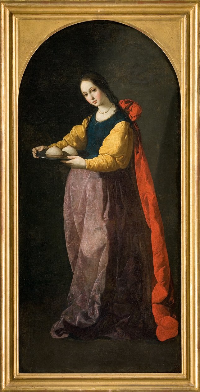 Heilige Agatha von Francisco de Zurbaran