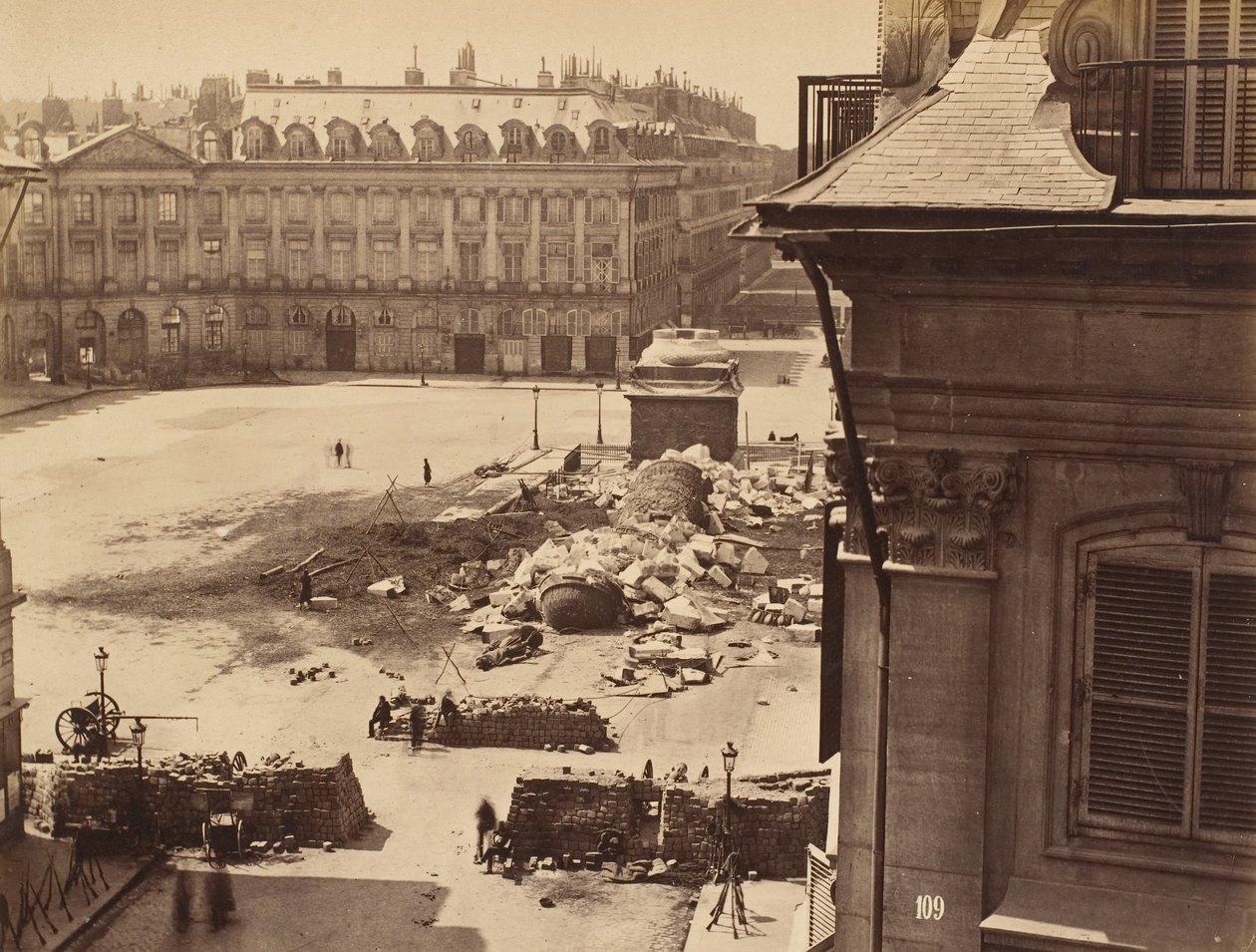 Colonne Vendôme, 1871 von Franck