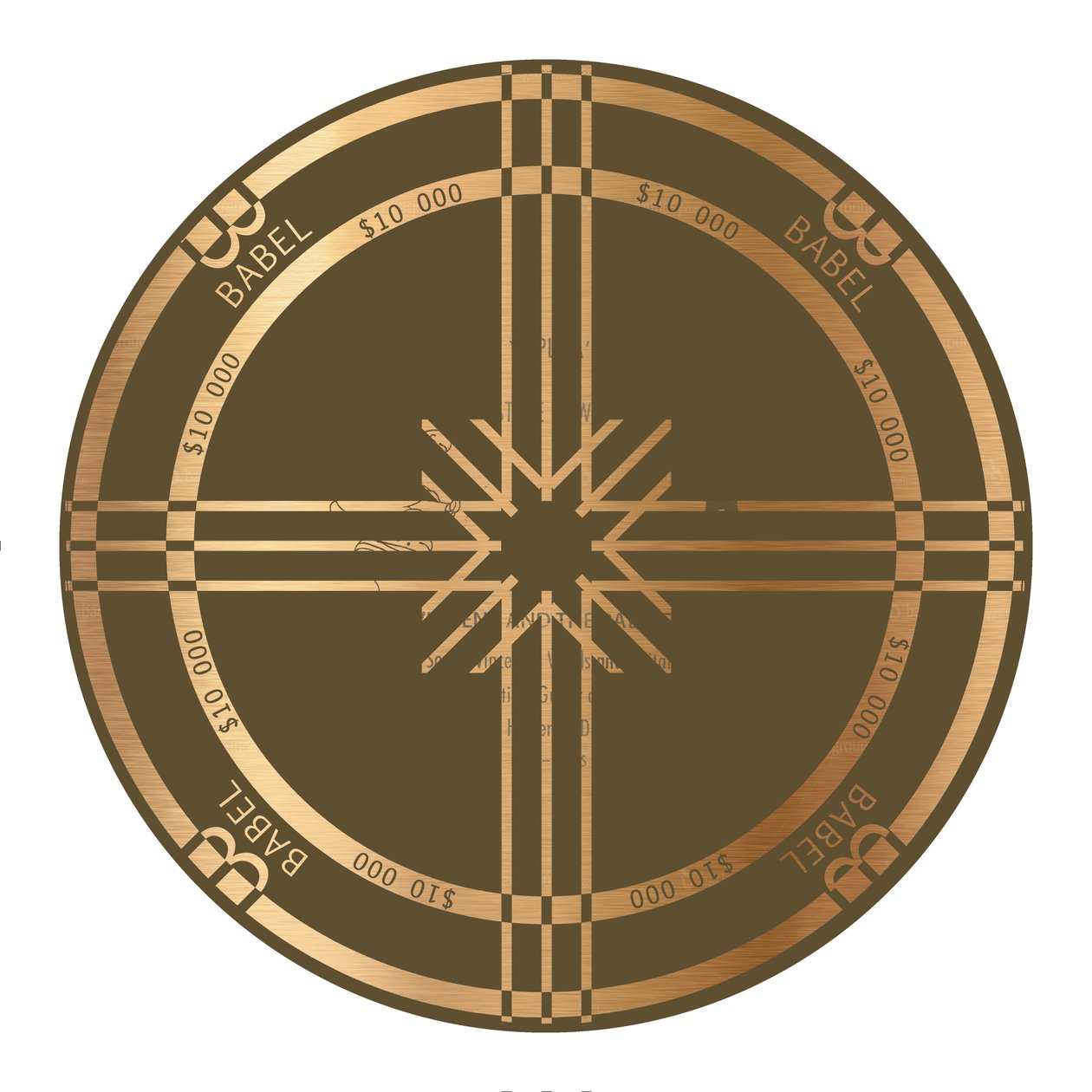 PokerChip $10000, 2015, digital von Francois Domain