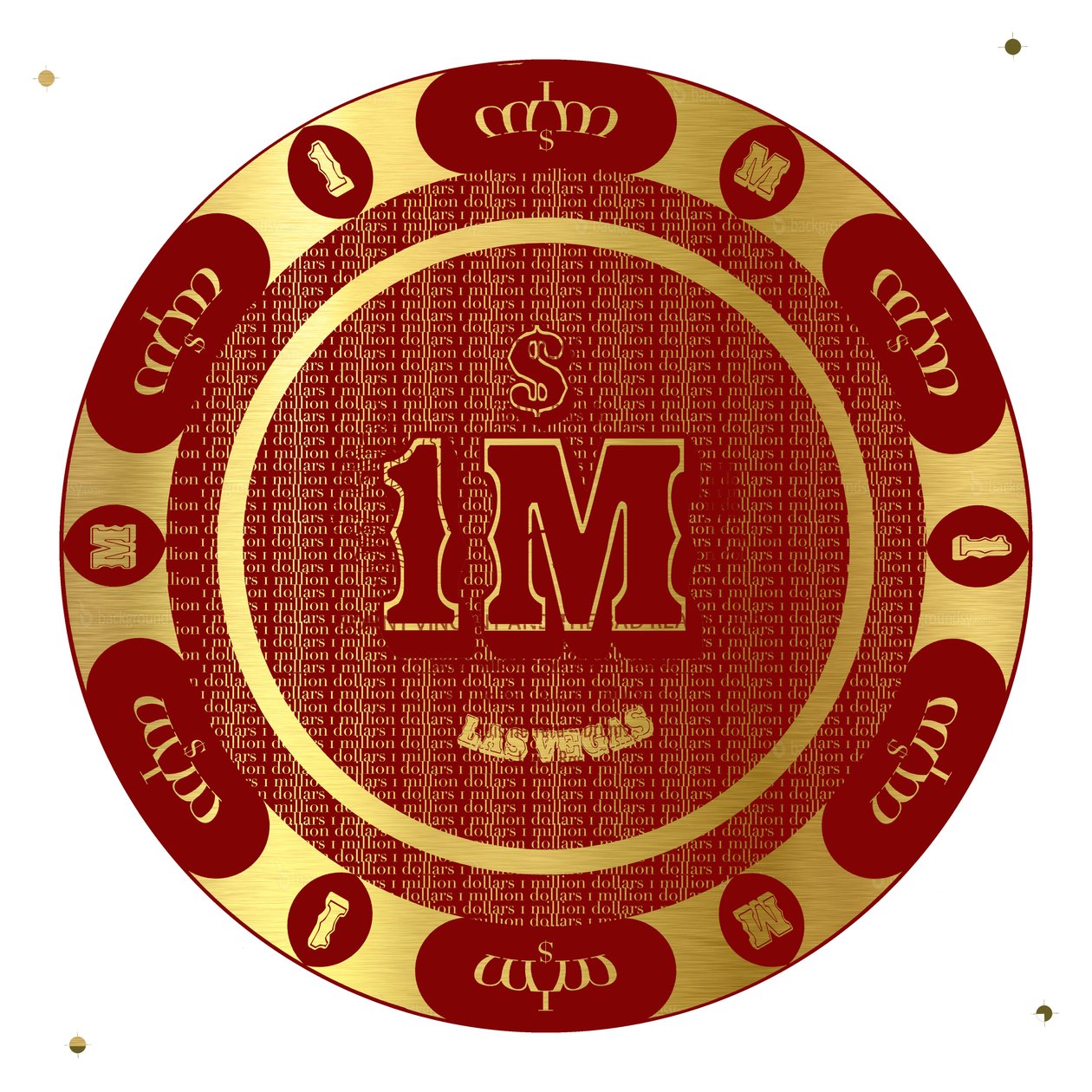 PokerChip 1M, 2015, digital von Francois Domain