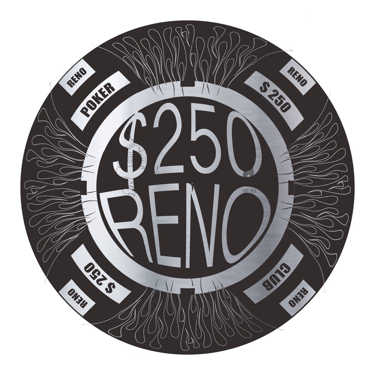 PokerChip $250, 2015, digital von Francois Domain