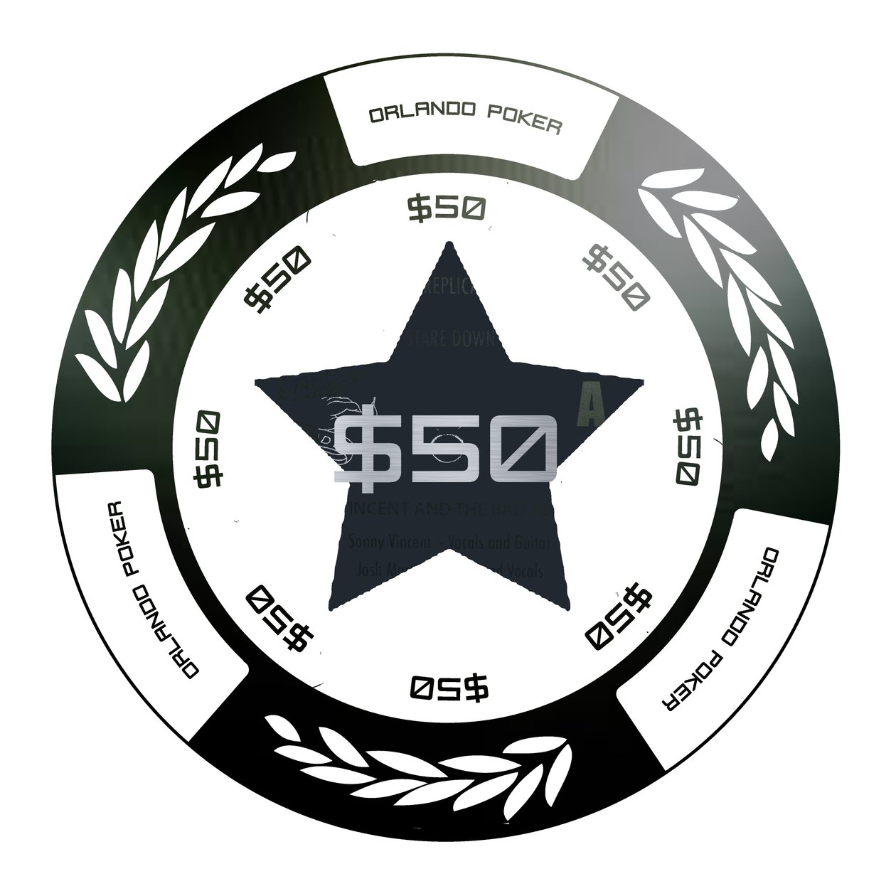 PokerChip $50, 2015, digital von Francois Domain