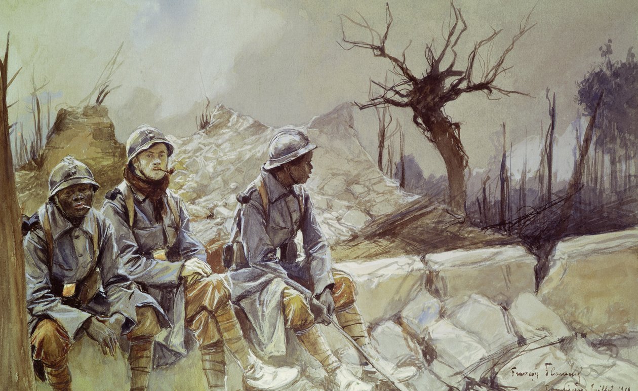 Dampierre, Juli 1916 von Francois Flameng