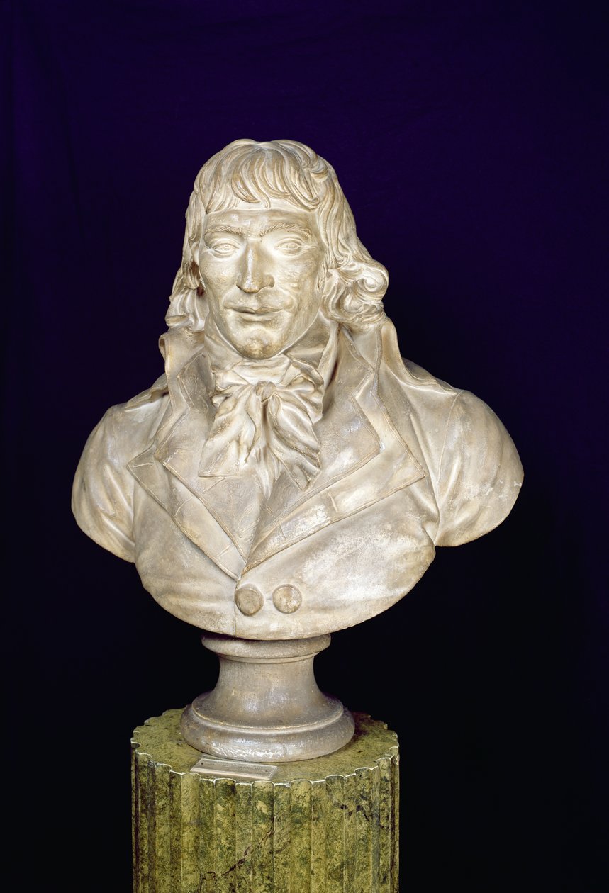 Porträtbüste von Camille Desmoulins (1760-94) von Francois Martin
