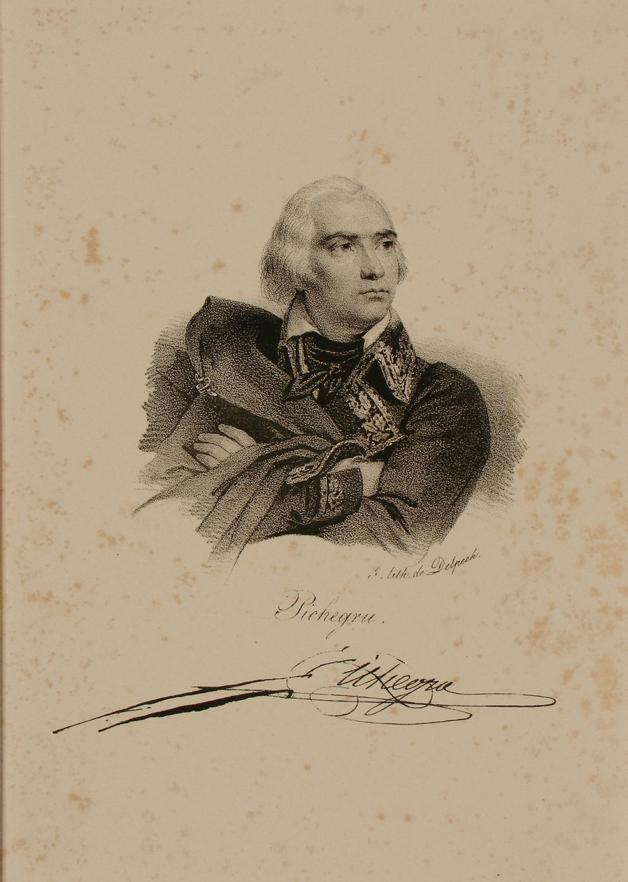 General Charles Pichegru (1761-1804) von Francois Seraphin Delpech
