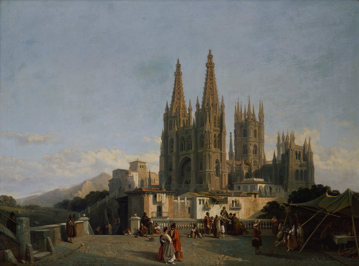 Kathedrale von Burgos von Francois Antoine Bossuet