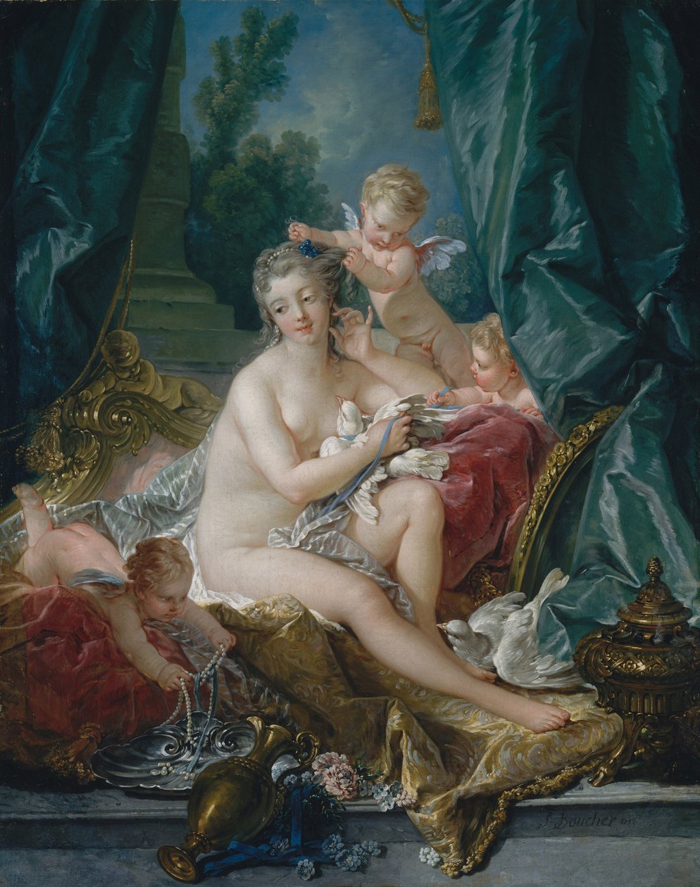 Die Toilette der Venus von François Boucher