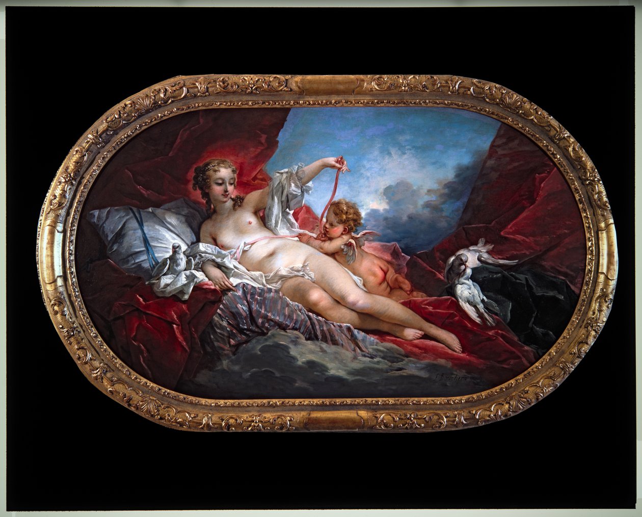Venus und Amor von François Boucher