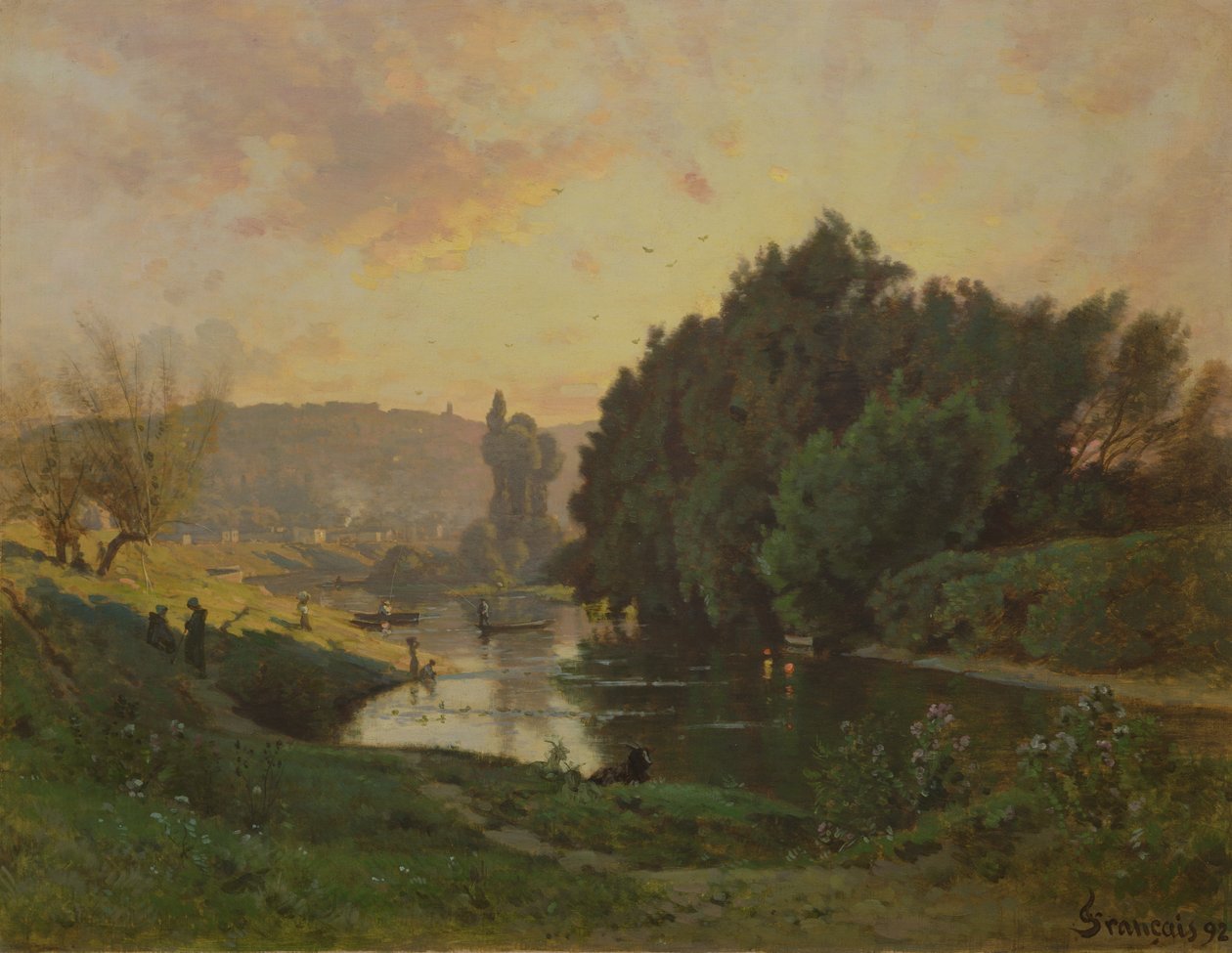 Szene von Bas-Meudon, 1892 von Francois Louis Francais