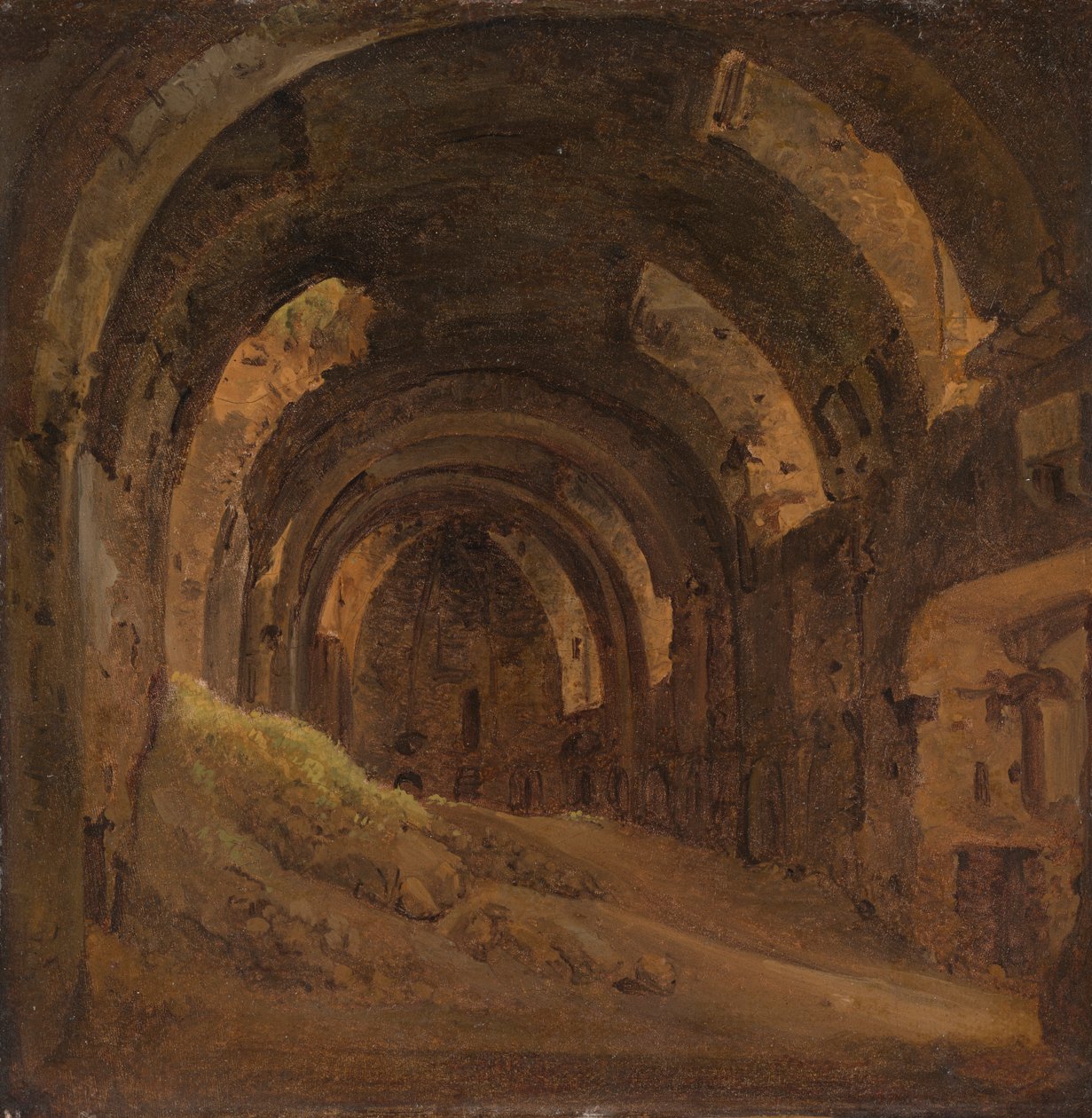 Gewölbtes Interieur von Francois Marius Granet