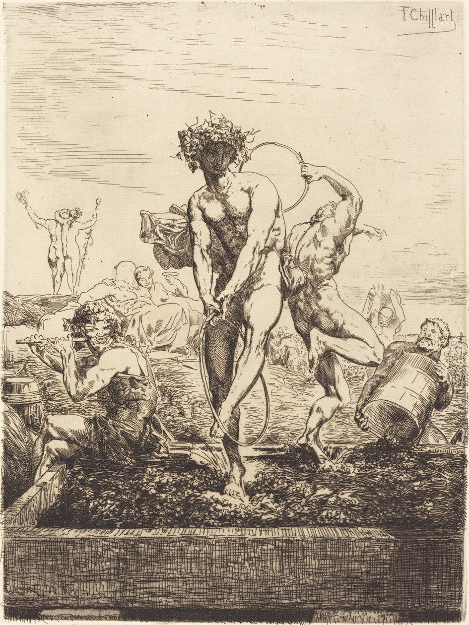 Weinlese von Francois Nicolas Chifflart