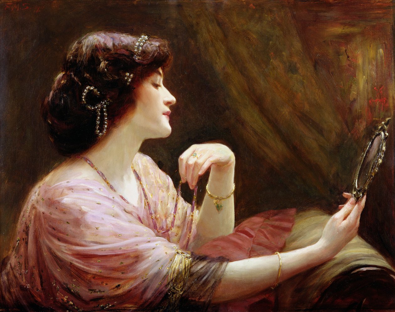 Die emaillierte Kette, 1911 von Frank Markham Skipworth