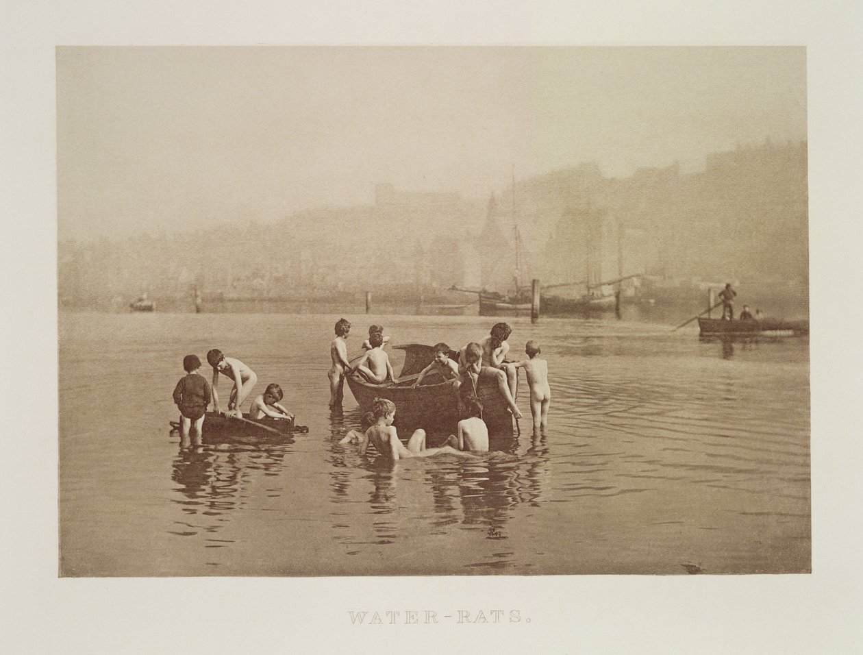 Wasserratten, ca. 1889 von Frank Meadow Sutcliffe