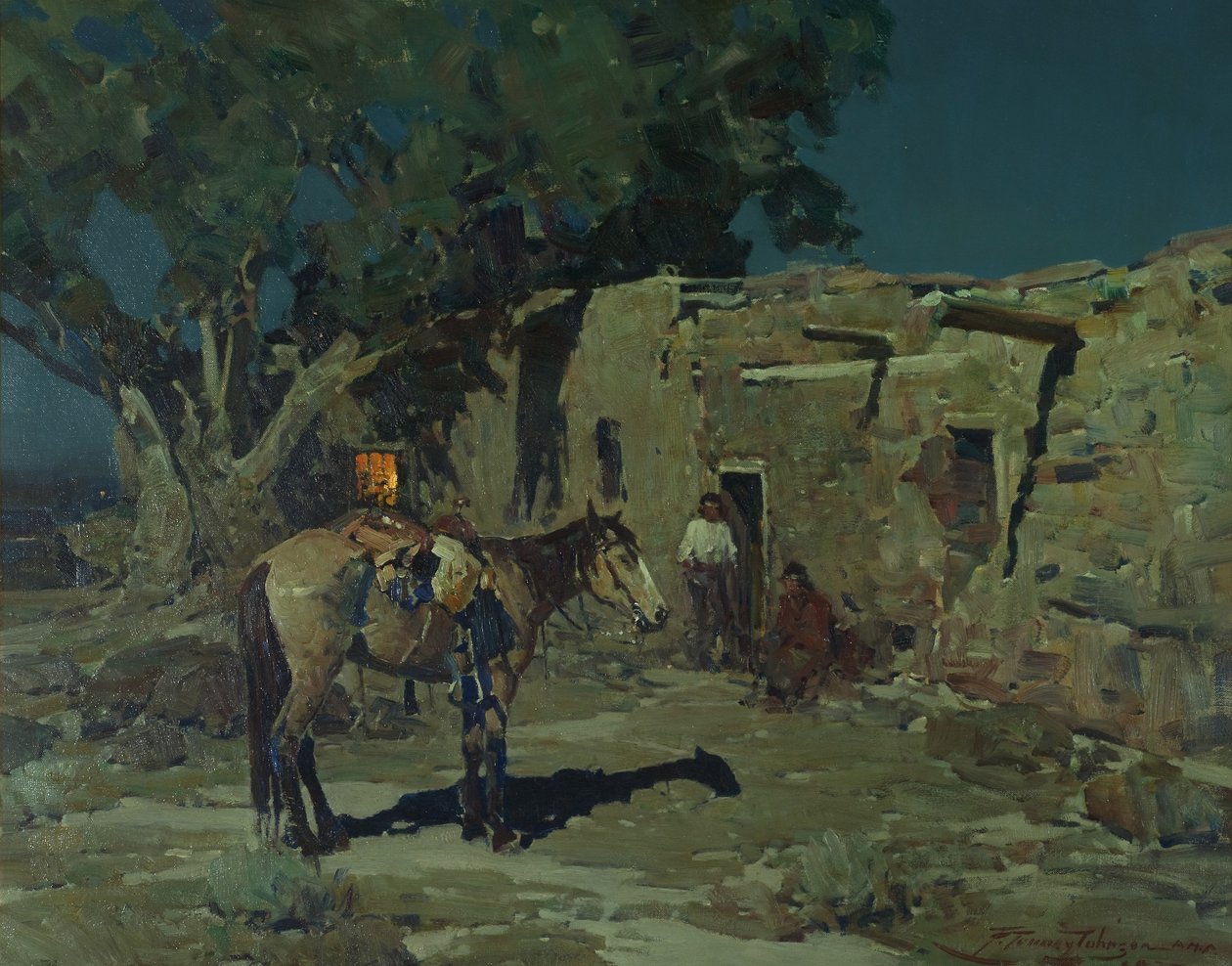 Im alten Isleta, 1935 von Frank Tenney Johnson