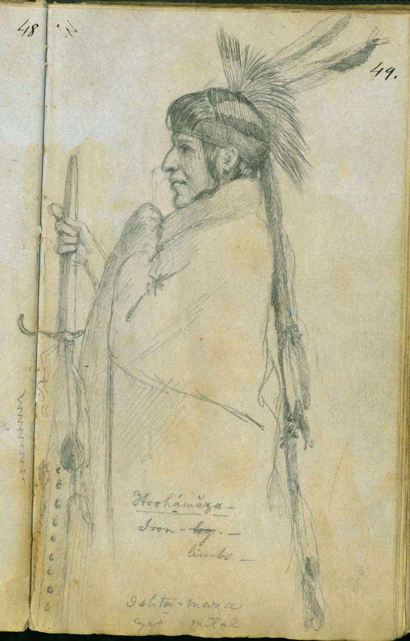 Hoohamaza, oder Eisenbein, 1851 von Frank Blackwell Mayer