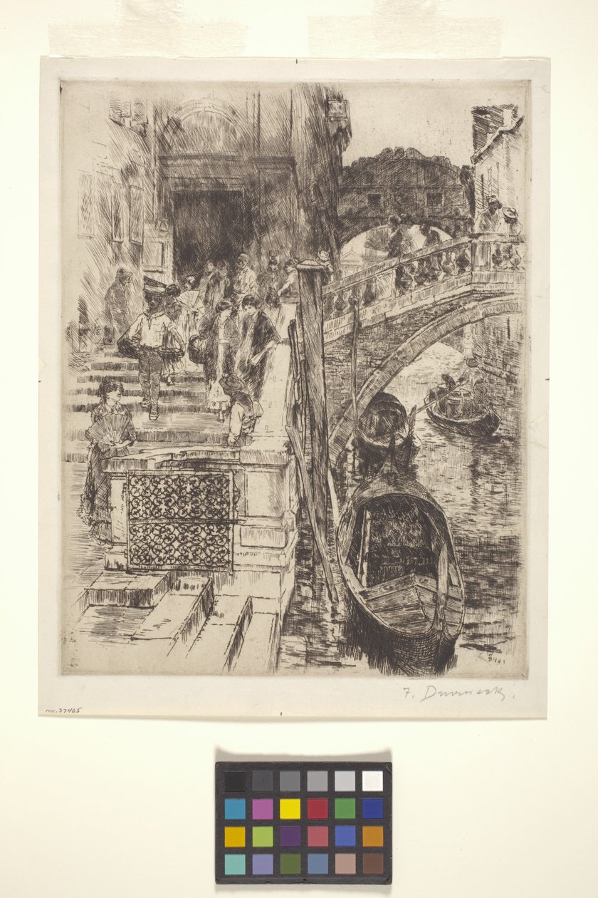Seufzerbrücke, Venedig (Platte 1) von Frank Duveneck