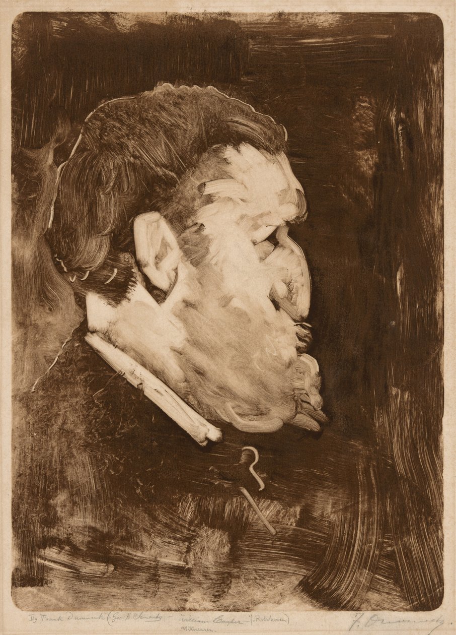 Karikatur von William Gedney Bunce, 1883-84 von Frank Duveneck
