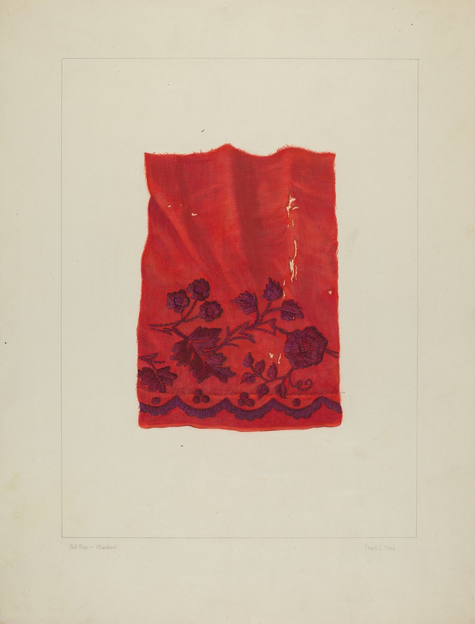 Stickerei von Frank J. Mace