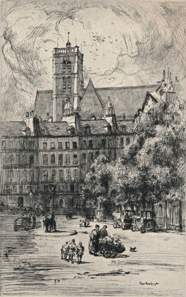 Place Baudoyer, 1915 von Frank Milton Armington
