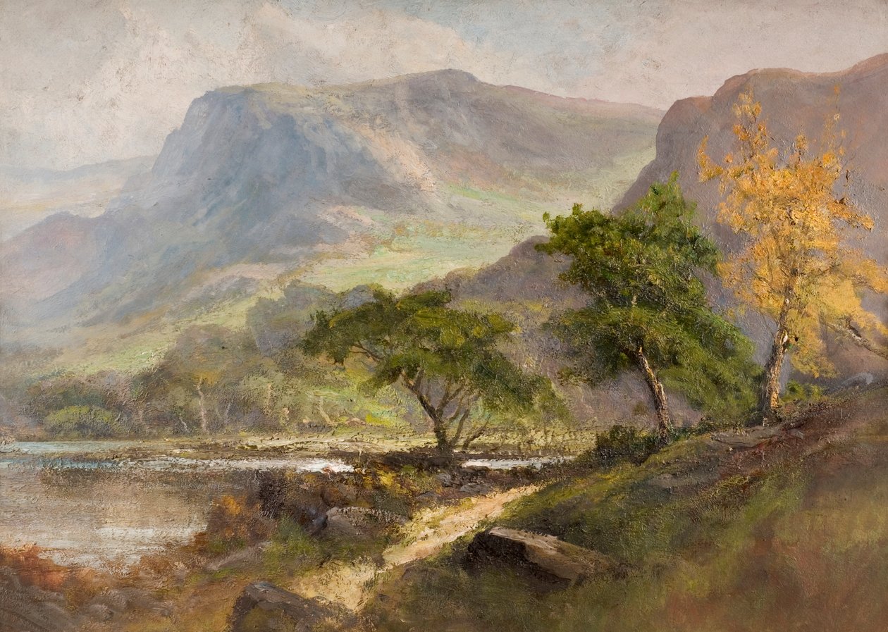 Landschaft mit Hügeln von Frank Thomas Carter