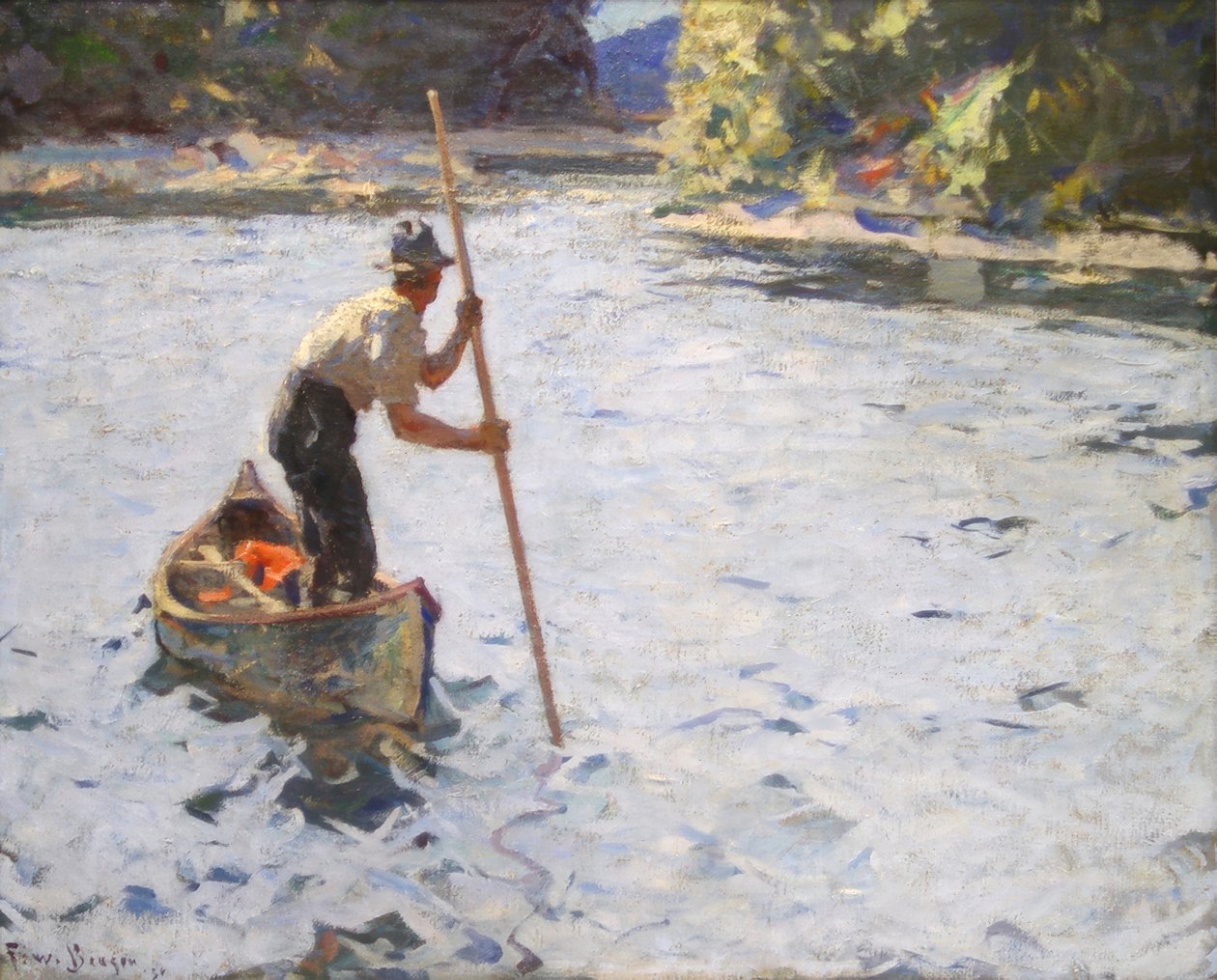 Am Grand River von Frank Weston Benson